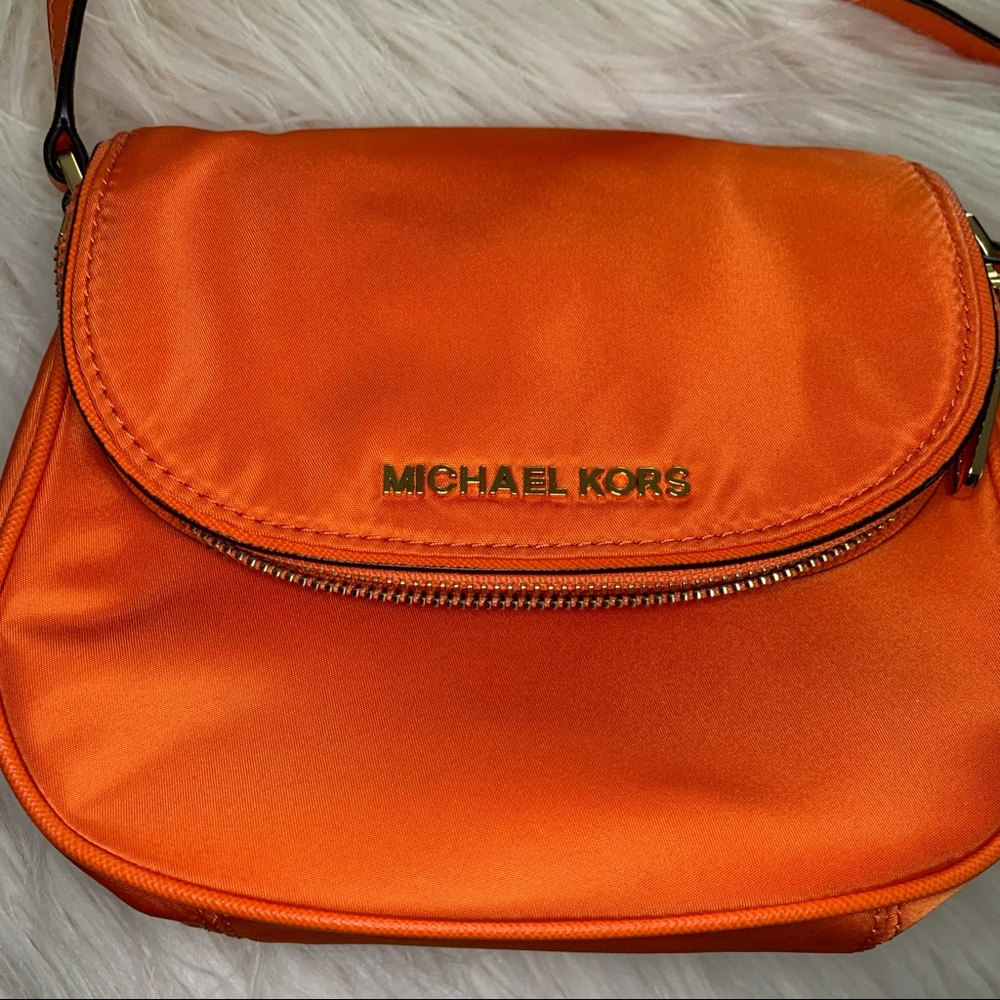 Michael Kors Nylon Pocket Flap Crossbody Bag